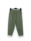 LOVEme Pantalone a sigaretta con elastico in vita in bengalina