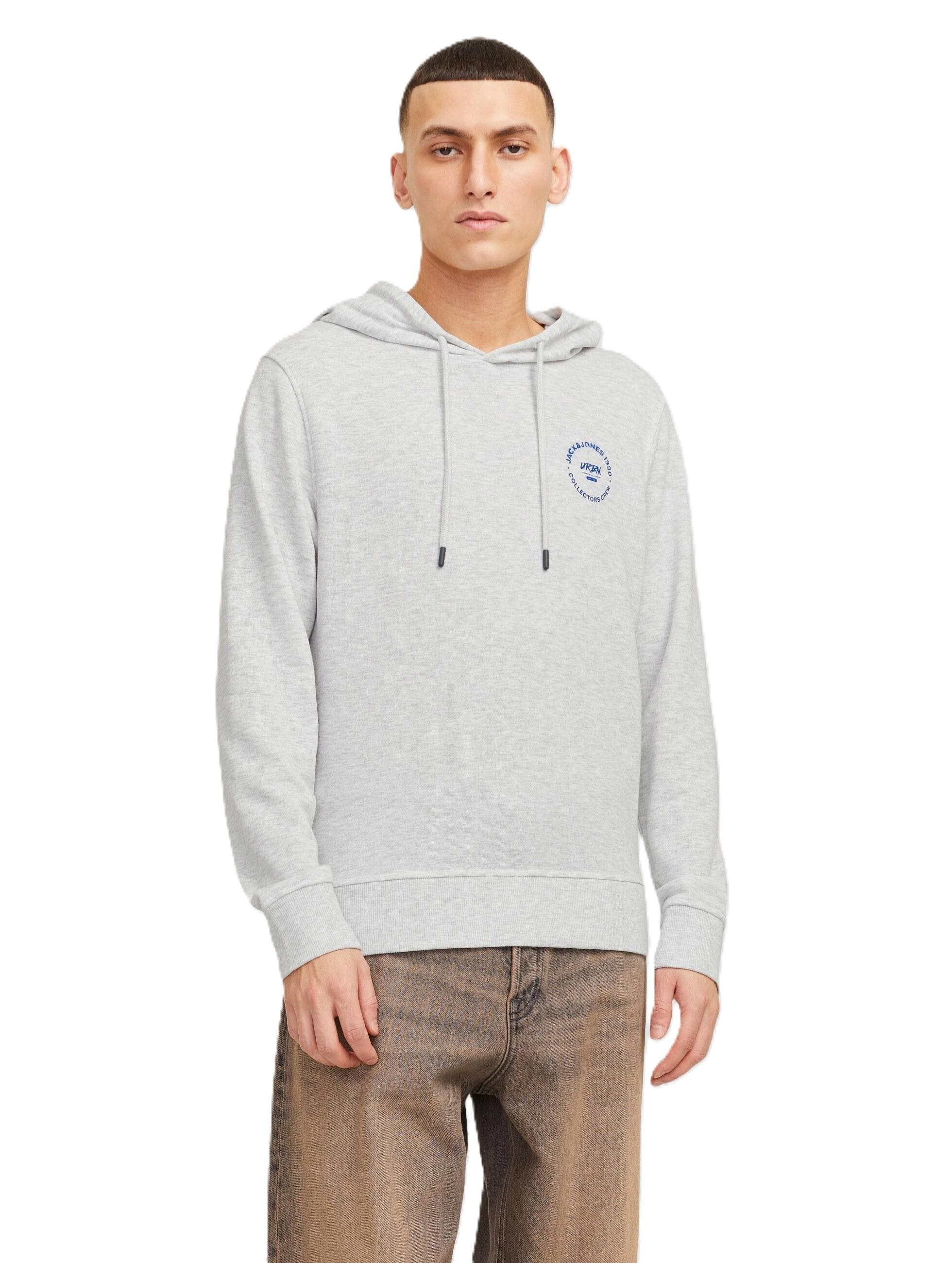 12269353/White Melange JACK AND JONES