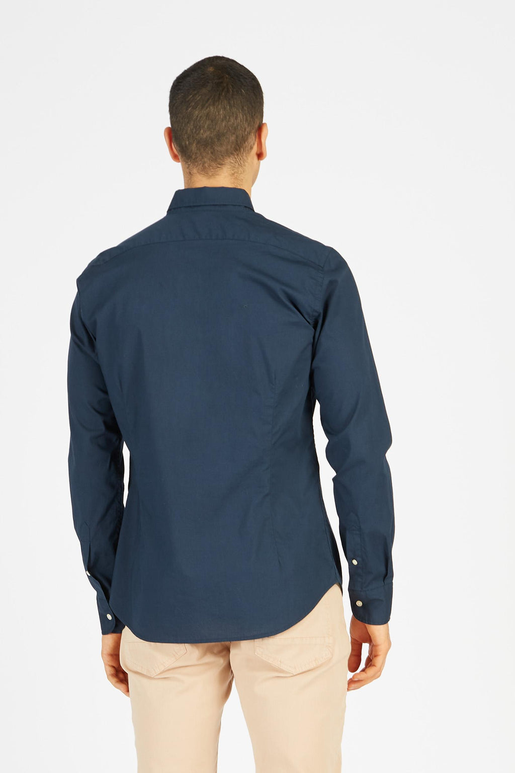 MAN SHIRT L/S POPLIN STRETCH 