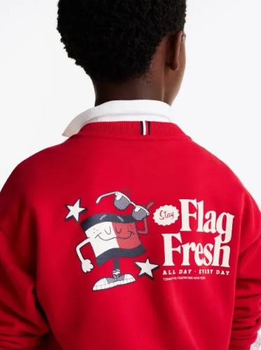 FUN FLAG SWEATSHIRT KB0KB09596/XLD TOMMY HILFIGER
