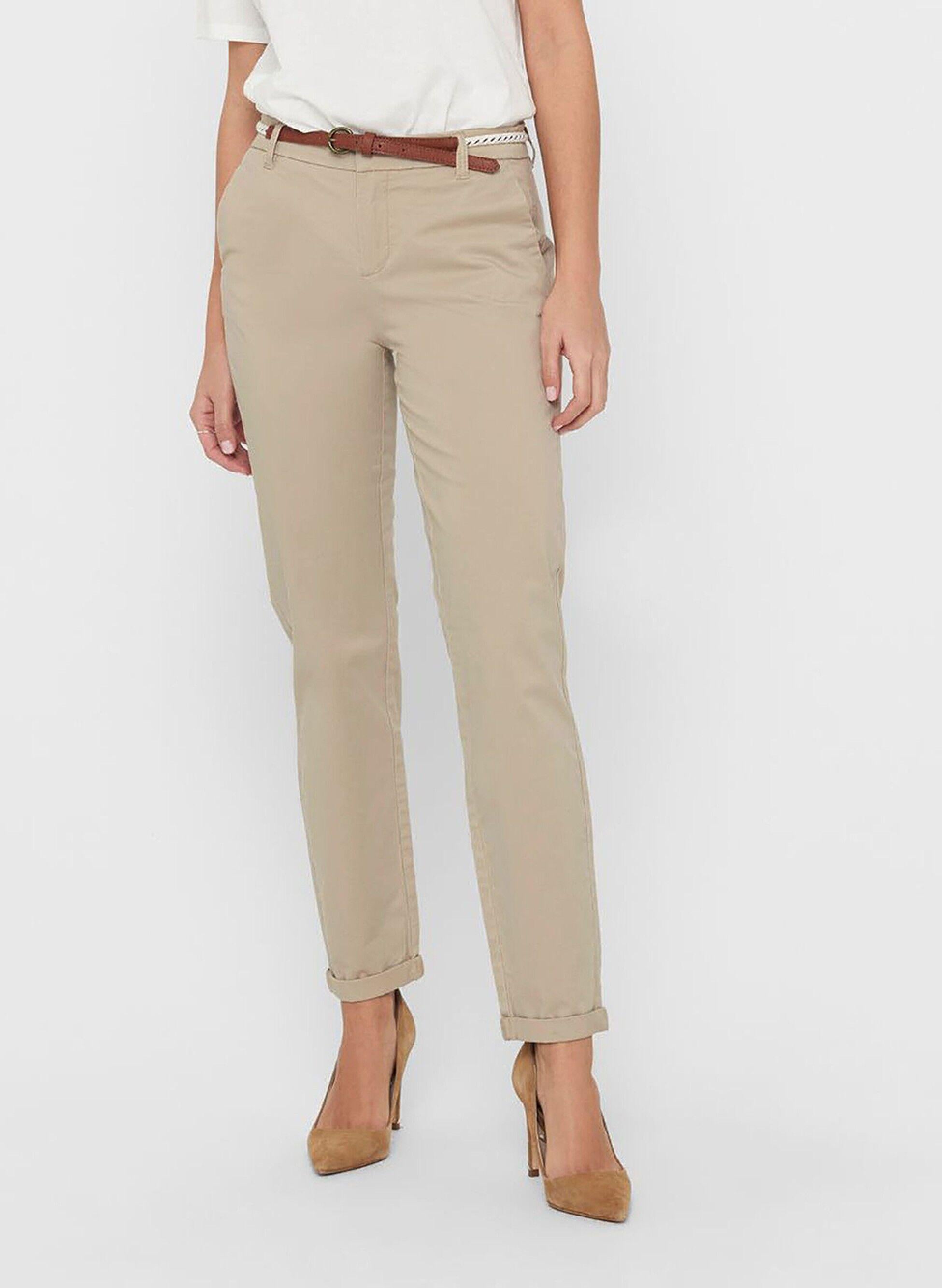 ONLBIANA MW COTTON BELT CHINO PNT NOOS 