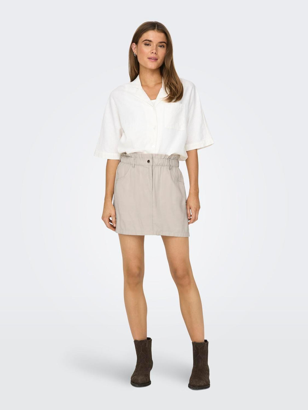 ONLOVA-ARIS LIFE HW CARGO SKIRT PNT 