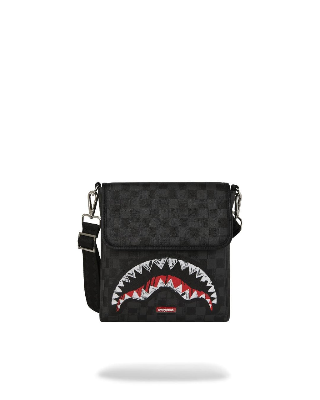 SCRIBBLE SHARK MESSENGER BAG 910B8228NSZ/CHECK SPRAYGROUND