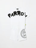 SET JERSEY REGULAR DROP SHOULDER T-SHIRT/BERMUDA 