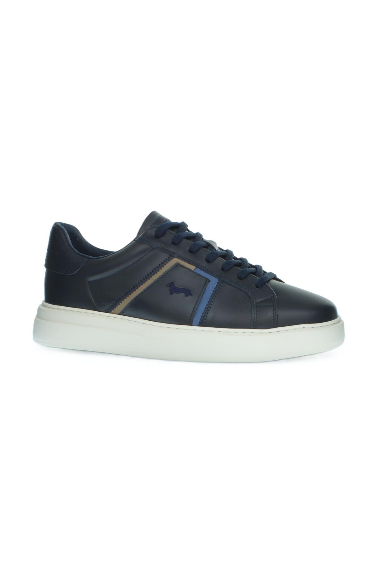 SCARPA UOMO CALF EFM252.022.1B0/BLU HARMONT & BLAINE