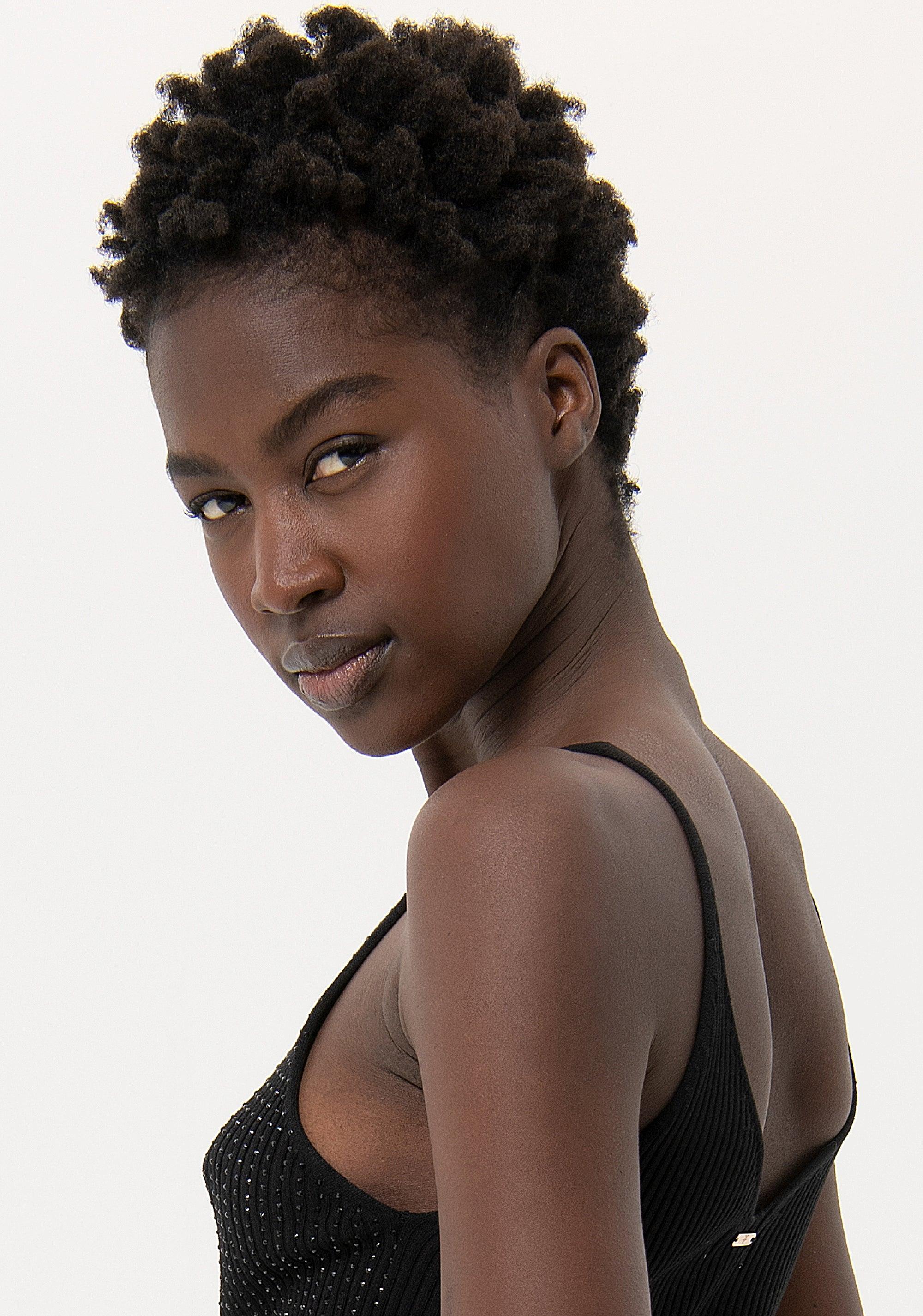 TANK TOP BLACK FR24ST4007K410R9/053 FRACOMINA