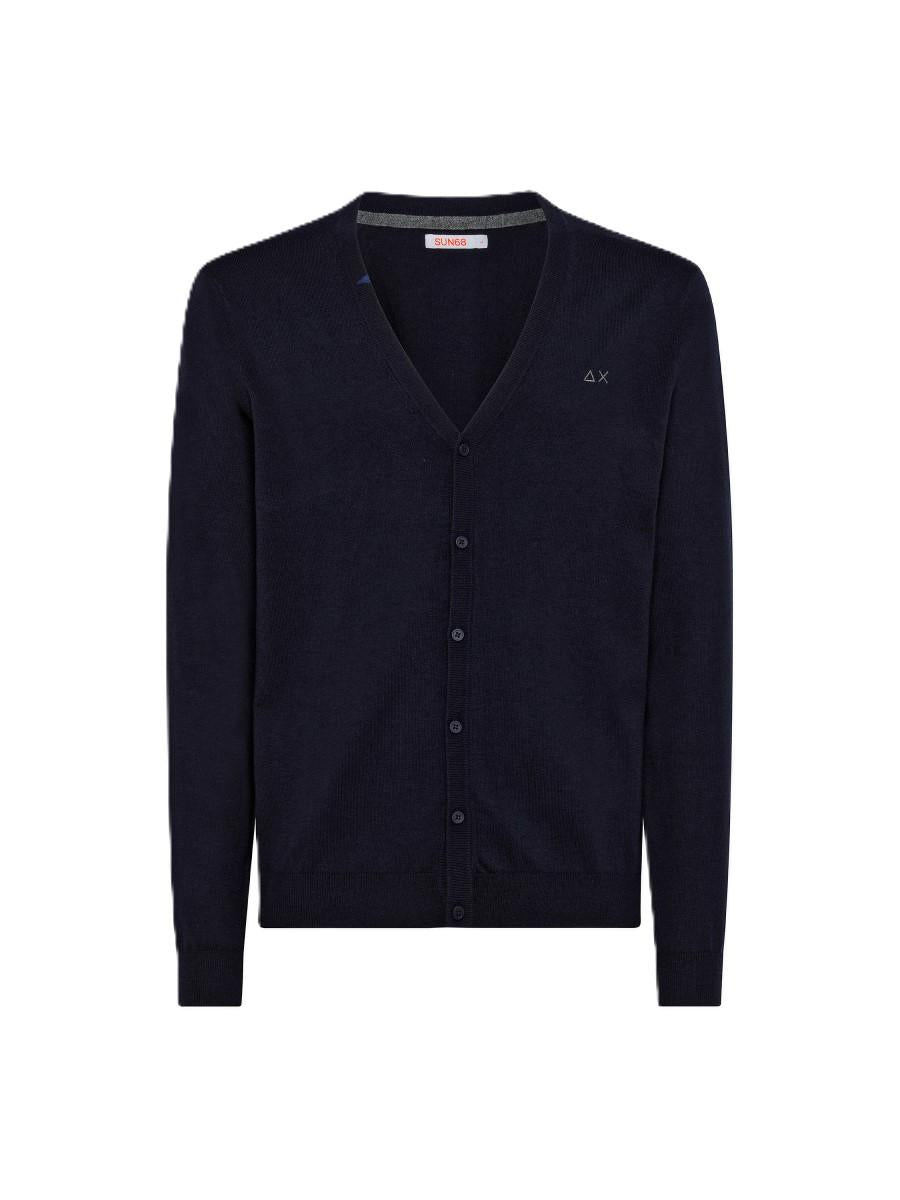 CARDIGAN SOLID K42103/0007 SUN68