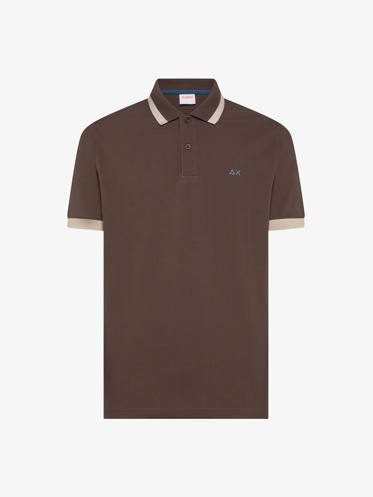 POLO BIG STRIPE ON COLLAR S/S 