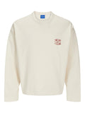 JACK AND JONES JORRETIRO BACK SWEAT CREW NECK SE25