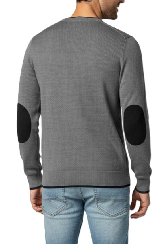 G/C F.12 VISCOSA COLLO/POLSI/T UR9100005/GRIGIO MELANGE URBAN RING