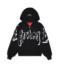 GRAFFITI PERFECT FULL-ZIP SPY1324/BLACK SPRAYGROUND
