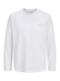 JACK AND JONES JJCOLLEGE LOGO TEE LS CREW NECK