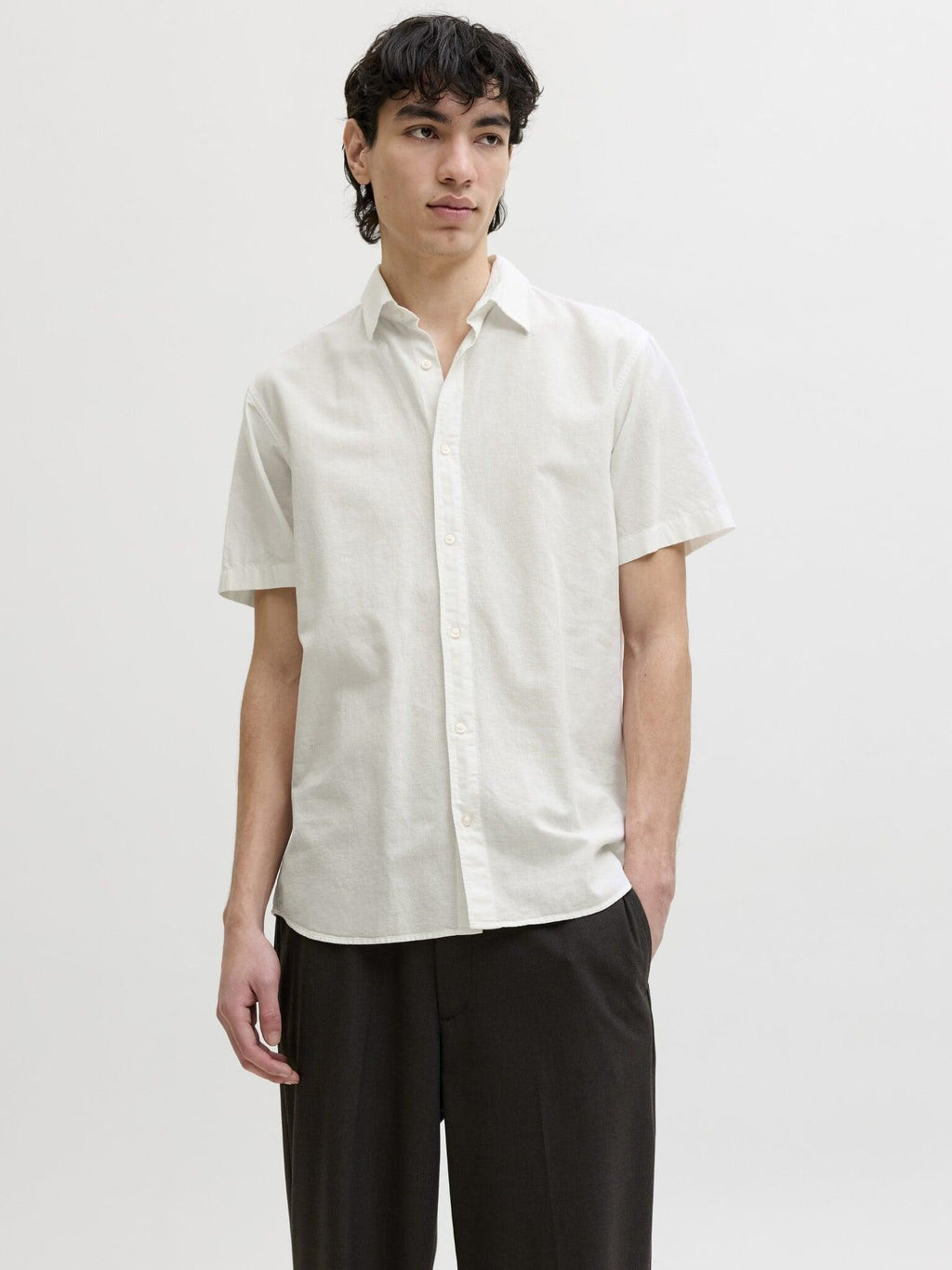 JJEBREEZE LINEN BLEND SHIRT S/S SN 