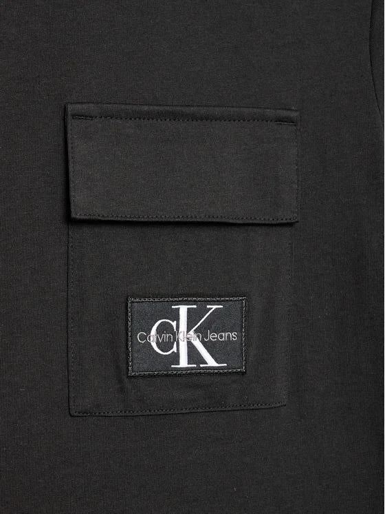 BADGE POCKET SS T-SHIRT IB0IB01642/BEH CALVIN KLEIN JEANS
