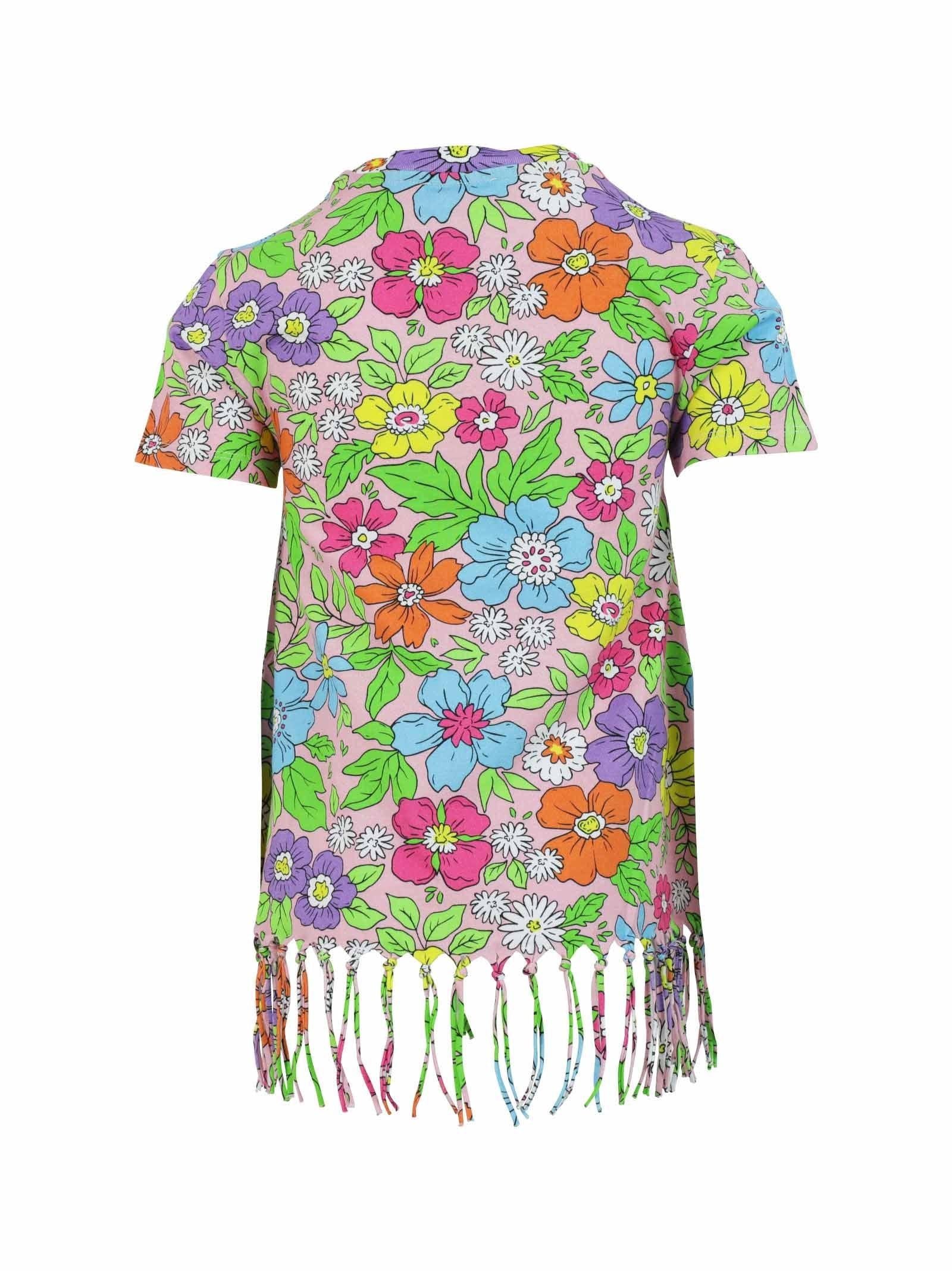 DRESS WITH FRINGE ABY0001/00446D MC2 SAINT BARTH