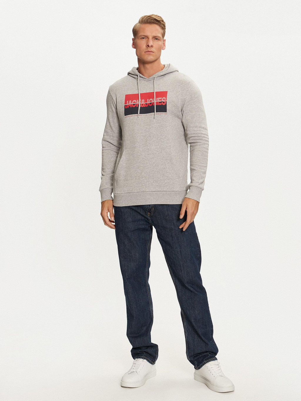 12256849/Light Grey Melange JACK AND JONES