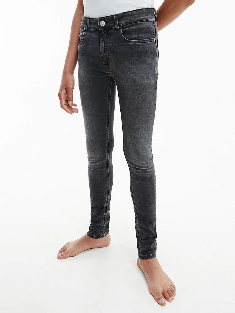 SKINNY ESS GREY STR IB0IB01026/1BY CALVIN KLEIN JEANS