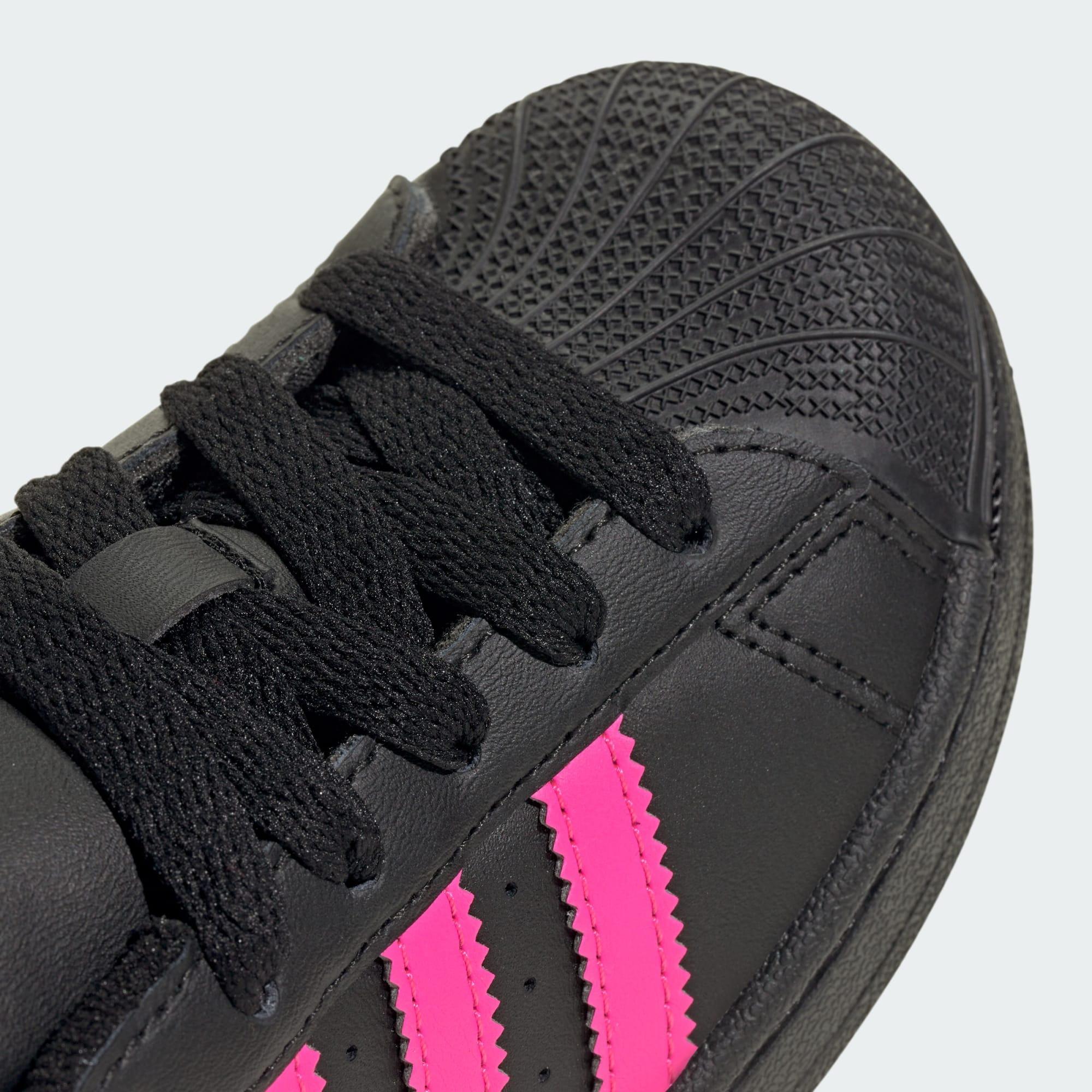 SUPERSTAR II C      CBLACK/LUCPNK/CBLACK 