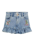 RIGID DENIM SKIRT W/ 