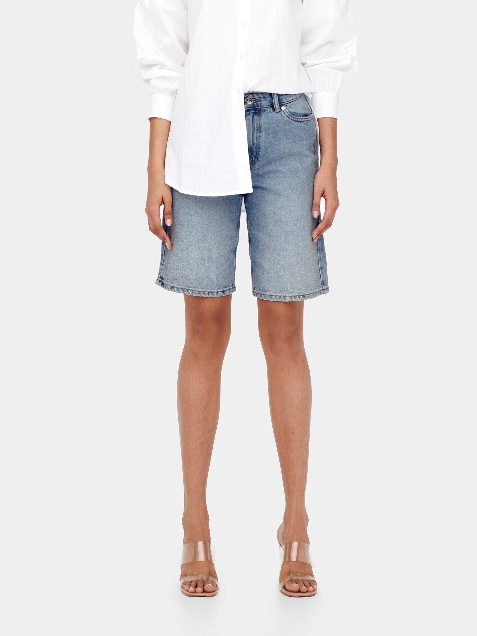 ONLSONNY HW WIDE DNM SHORTS NOOS 15256709/Light Blue Denim ONLY