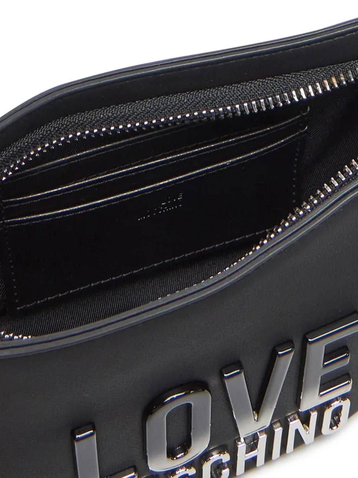BORSA PU GRS NERO+GALV.NIKEL 