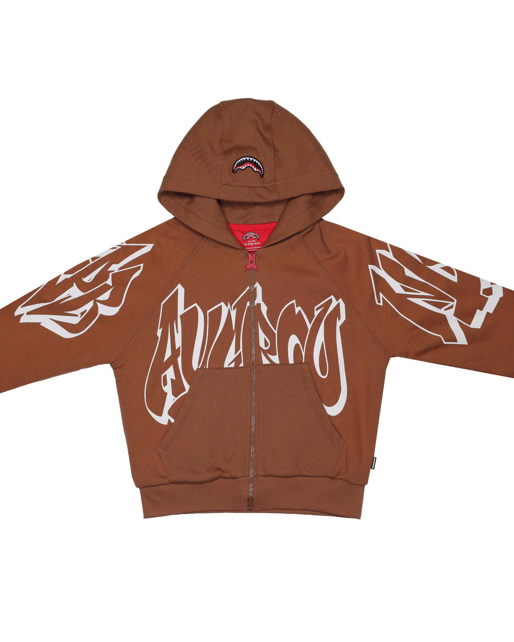 GRAFFITI PERFECT FULL-ZIP SPY1324/BROWN SPRAYGROUND
