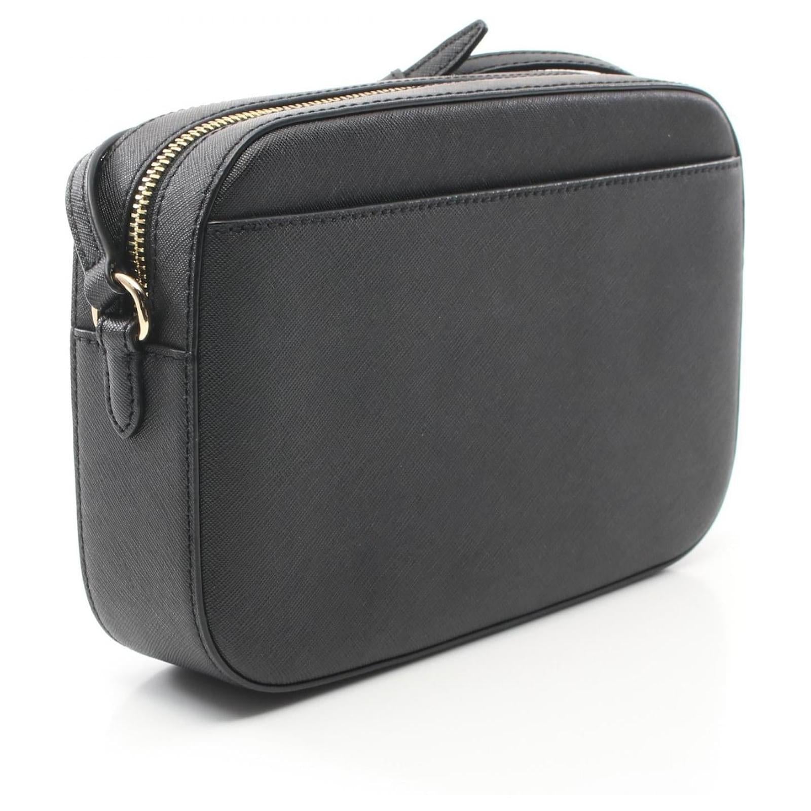 LG EW ZP CHAIN XBODY LEATHER 35S1GTTC7L/BLACK MICHAEL KORS