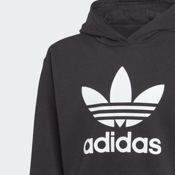 CROPPED HOODIE      BLACK IJ9719/ND ADIDAS ORIGINALS