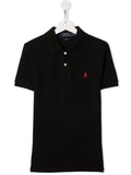 SLIM FIT COTTON MESH POLO SHIRT 