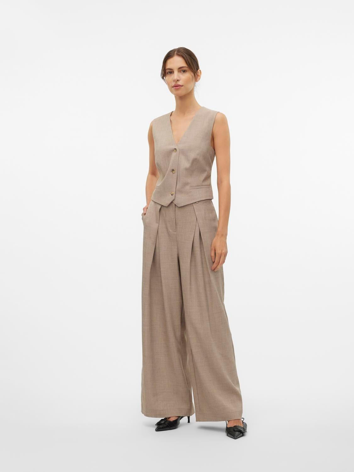 10310074/Taupe Gray VERO MODA