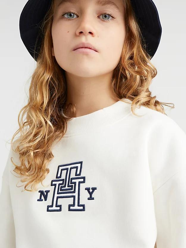 MONOGRAM SATIN APPLIQUE MOCK-N KG0KG07372T/YBH TOMMY HILFIGER