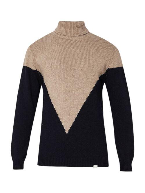 MAGLIA GIRO TIPBLOCK M223P202TIPBLOCK/NAVY 711 LIU JO