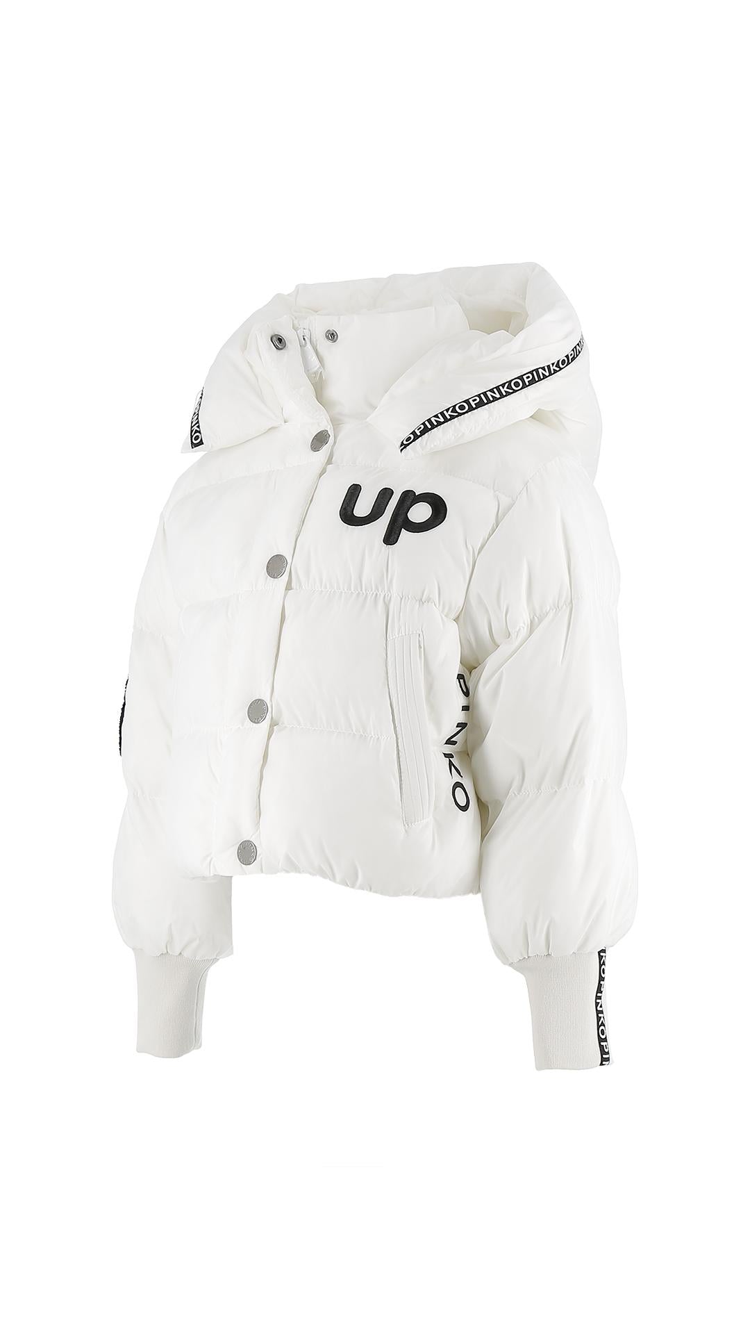 GIUBBOTTO IMBOTTITO CON LOGHI PINKO KFGB009 C NY026/D828 PINKO