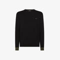 SWEATER ELBOW CONTRAST L/S 