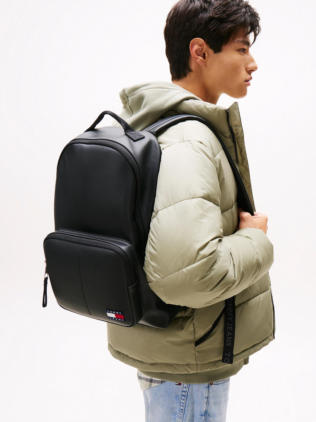 TJM ESS DAILY PU DOME BACKPACK AM0AM13729/BDS TOMMY JEANS