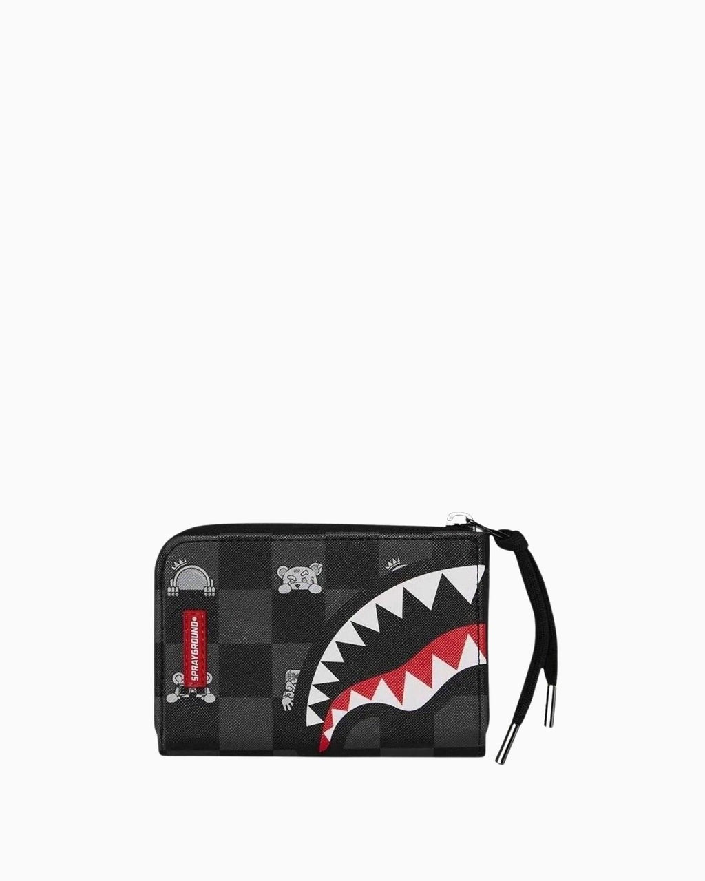 GRAY PEEKING CHARACTER CHECK wallet 