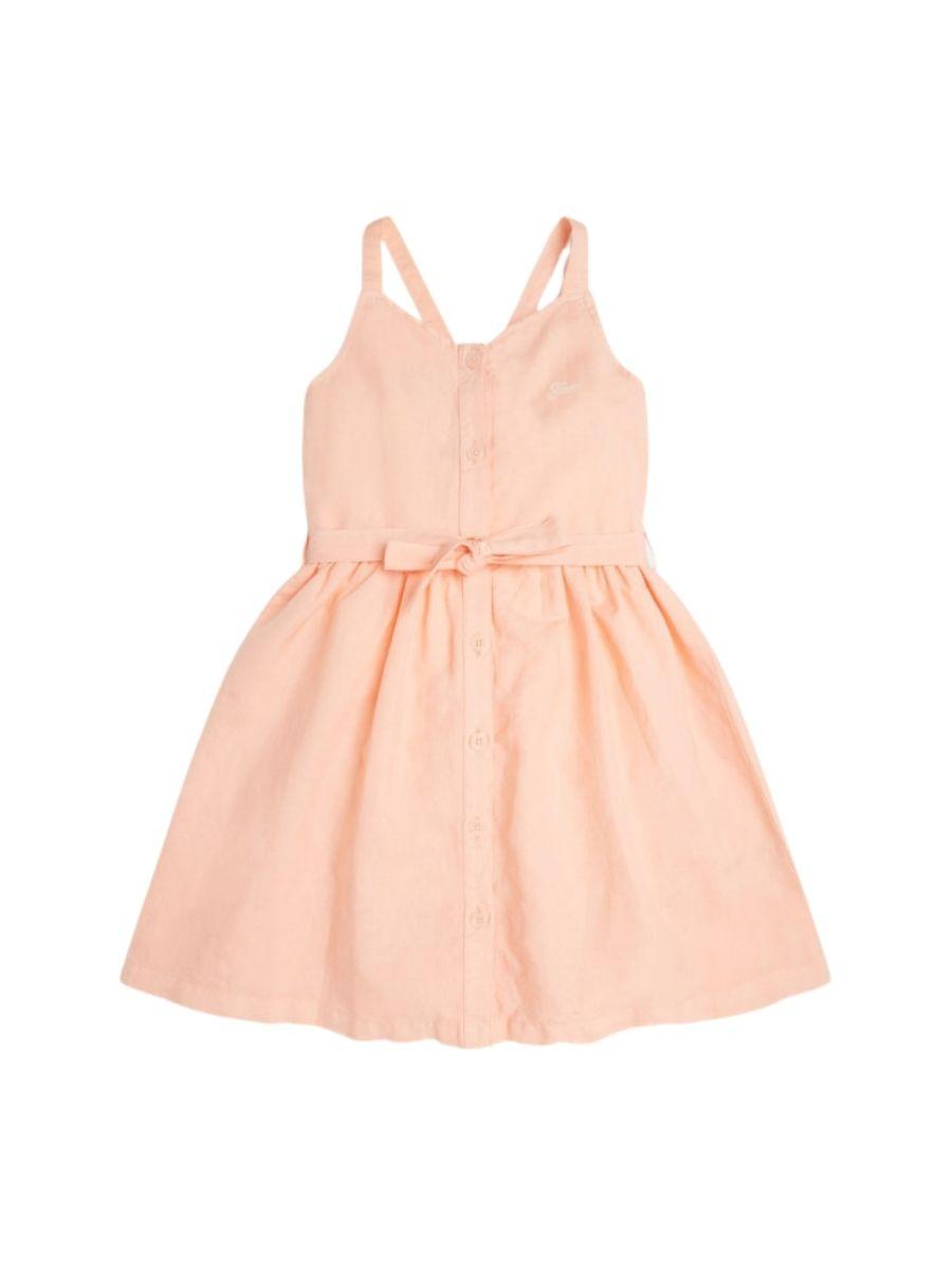 LINEN BLEND SL DRESS J2GK09WCVM0/G6L1 GUESS