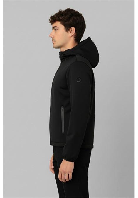 GIUBB. CAPP ZIP SOFTSHELL PILE MK24010/NERO N MARKUP