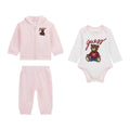 GUESS SET ACTIVE TOP+LS BODY+PANTS