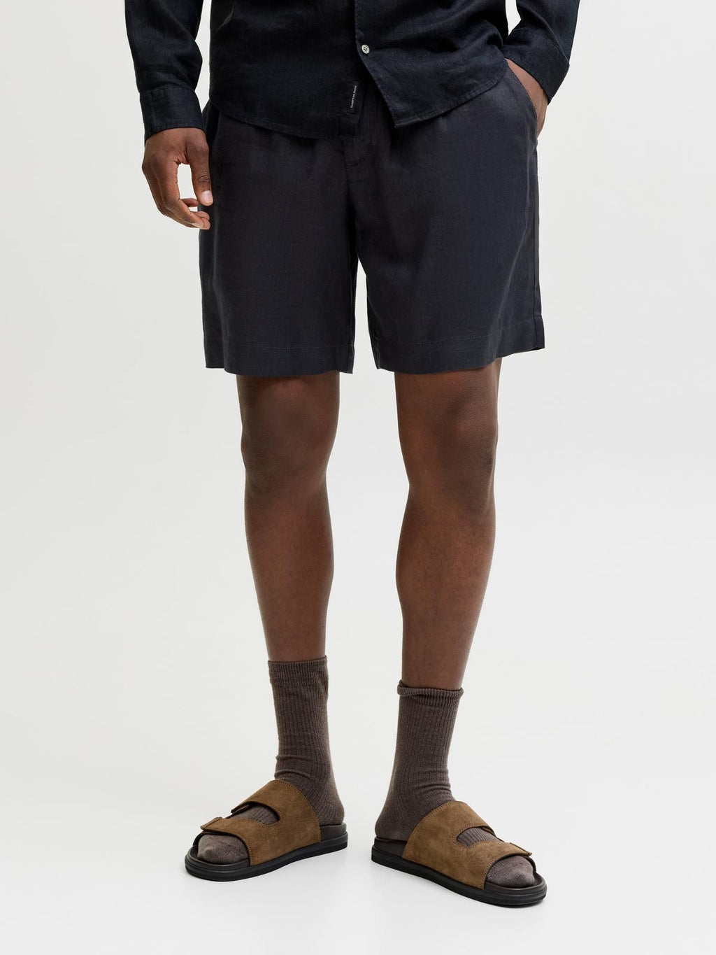 JPSTBILL LAWRENCE LINEN SHORTS REG LN 