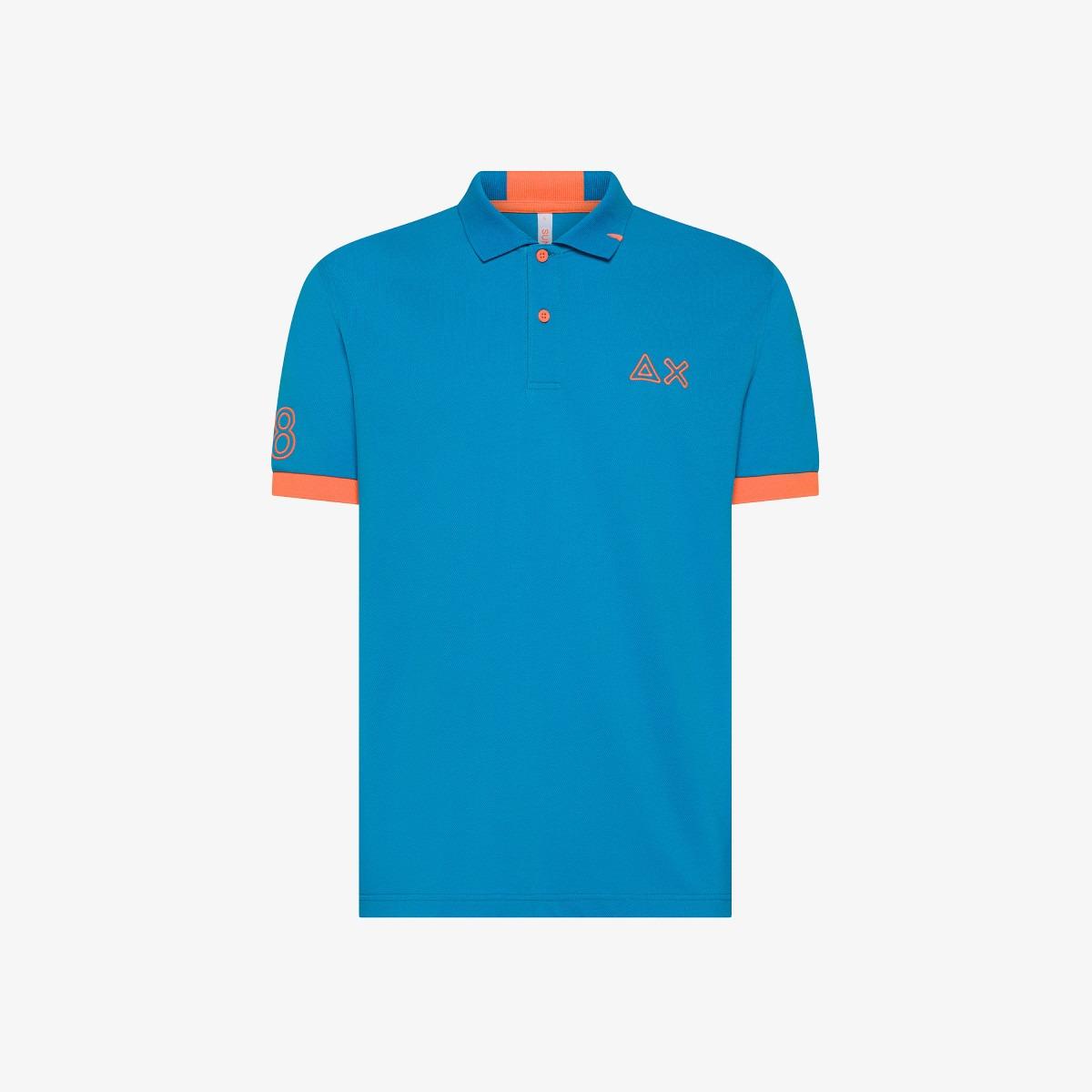 POLO LOGO FLUO S/S A35122/73 SUN68