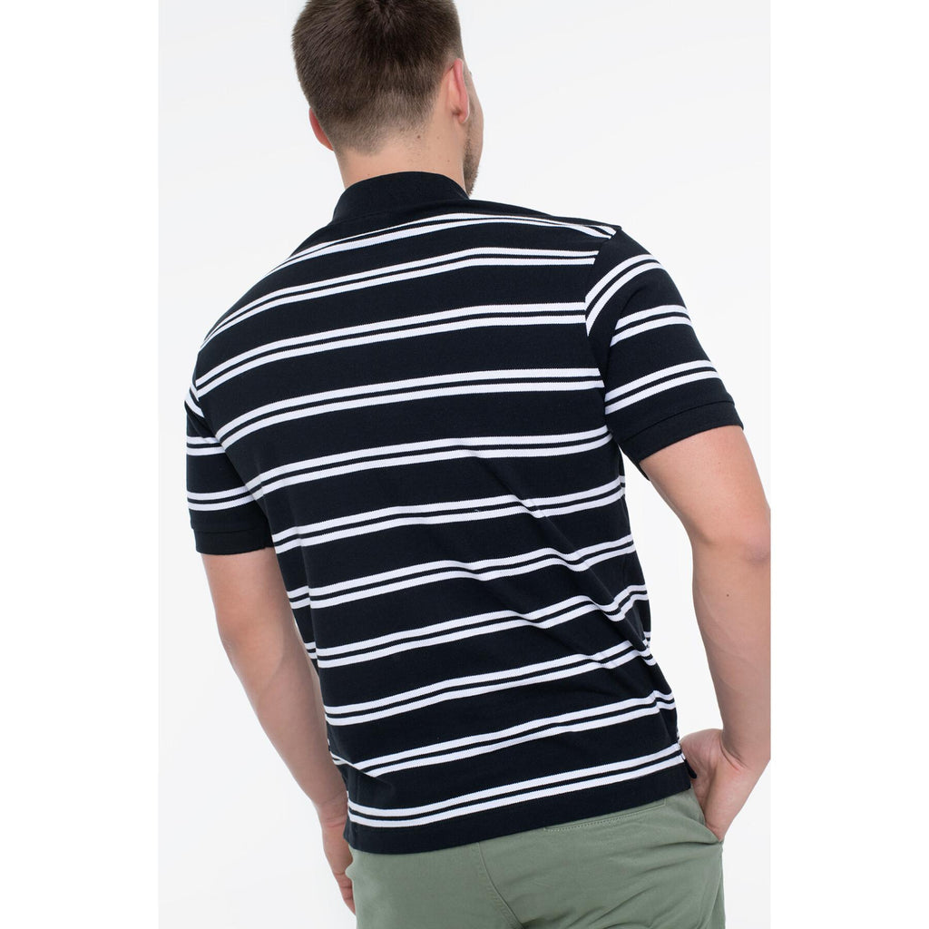 GJ SS STRIPE POLO 