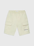 SATEEN CARGO SHORTS 