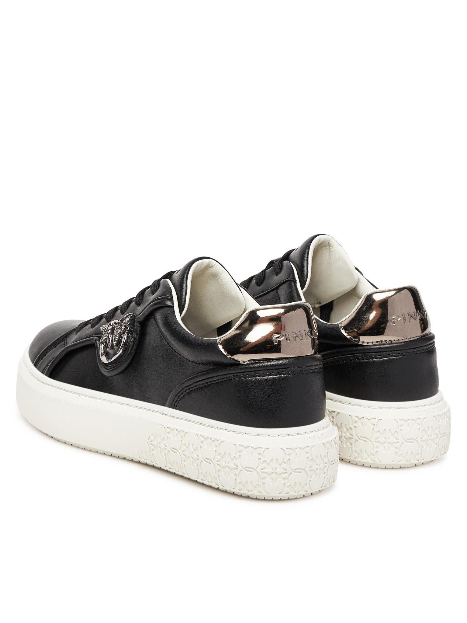 YOKO 06 - SNEAKER CALF LEATHER/SPREADING SS0041P087/Z99 PINKO