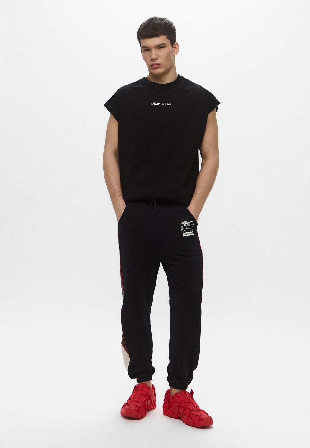 TRIPLE PANTS BROWN SP692EBRWN/CHECK SPRAYGROUND