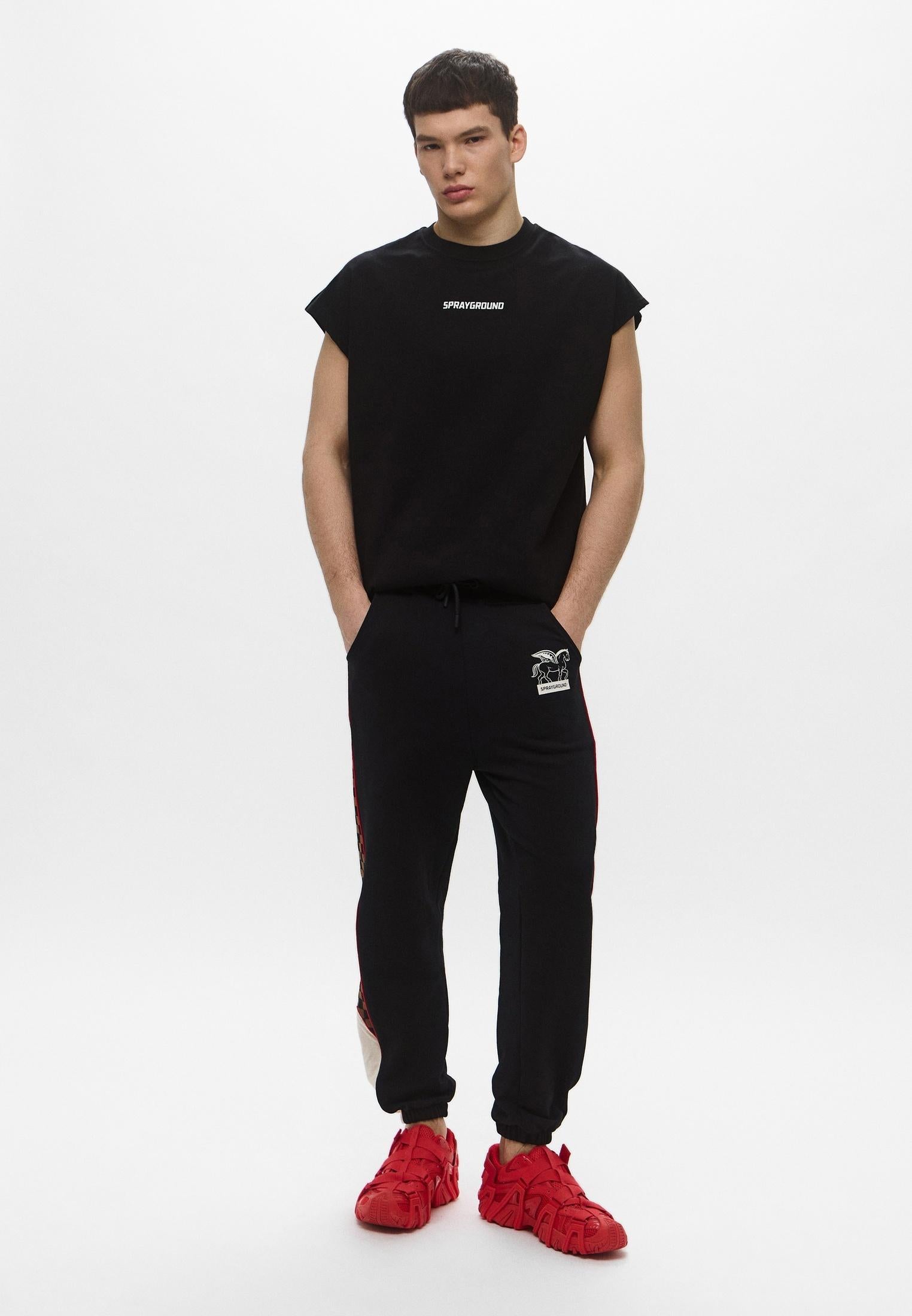 TRIPLE PANTS BROWN SP692EBRWN/CHECK SPRAYGROUND