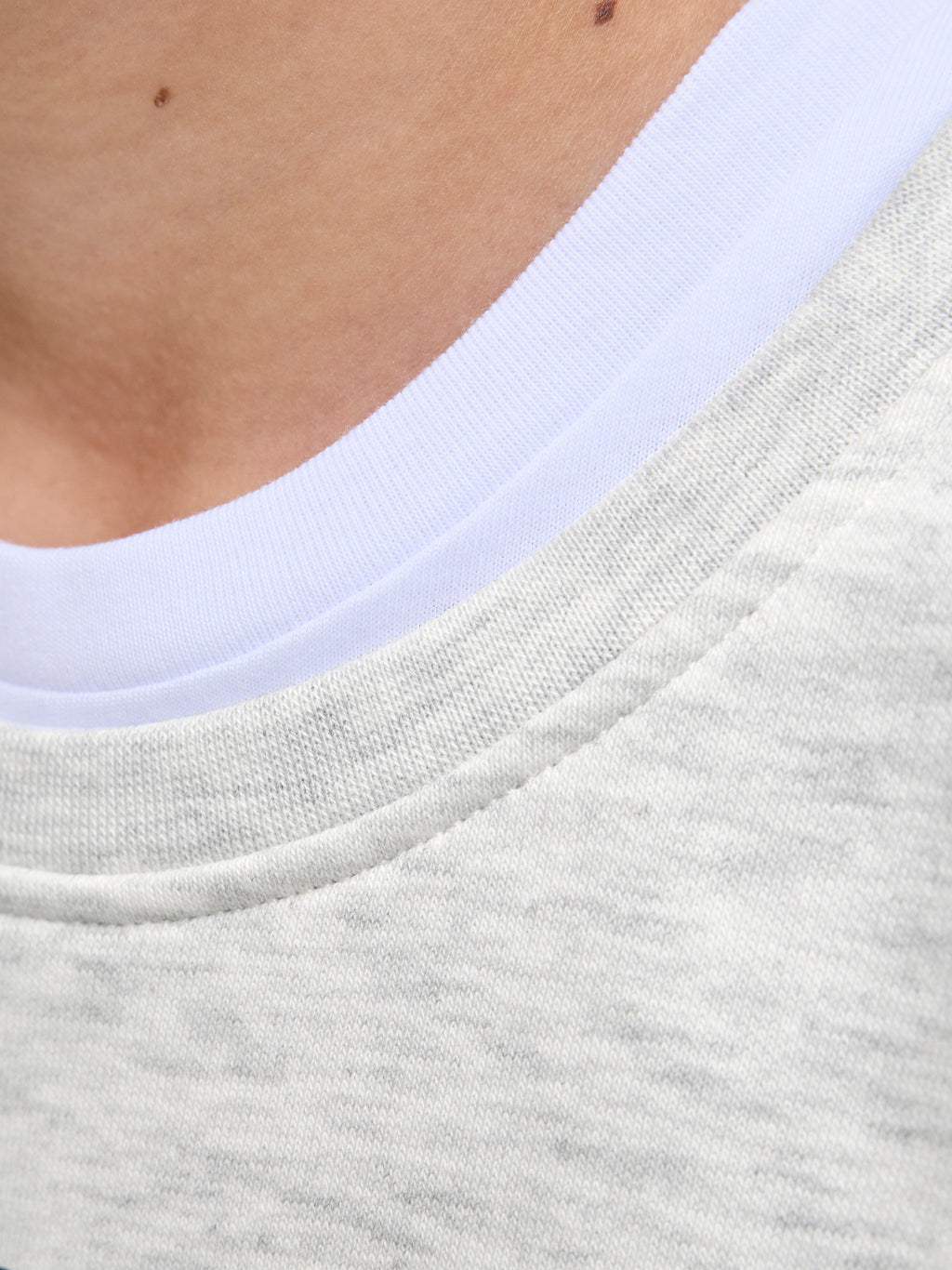 12284002/White Melange JACK JONES KIDS