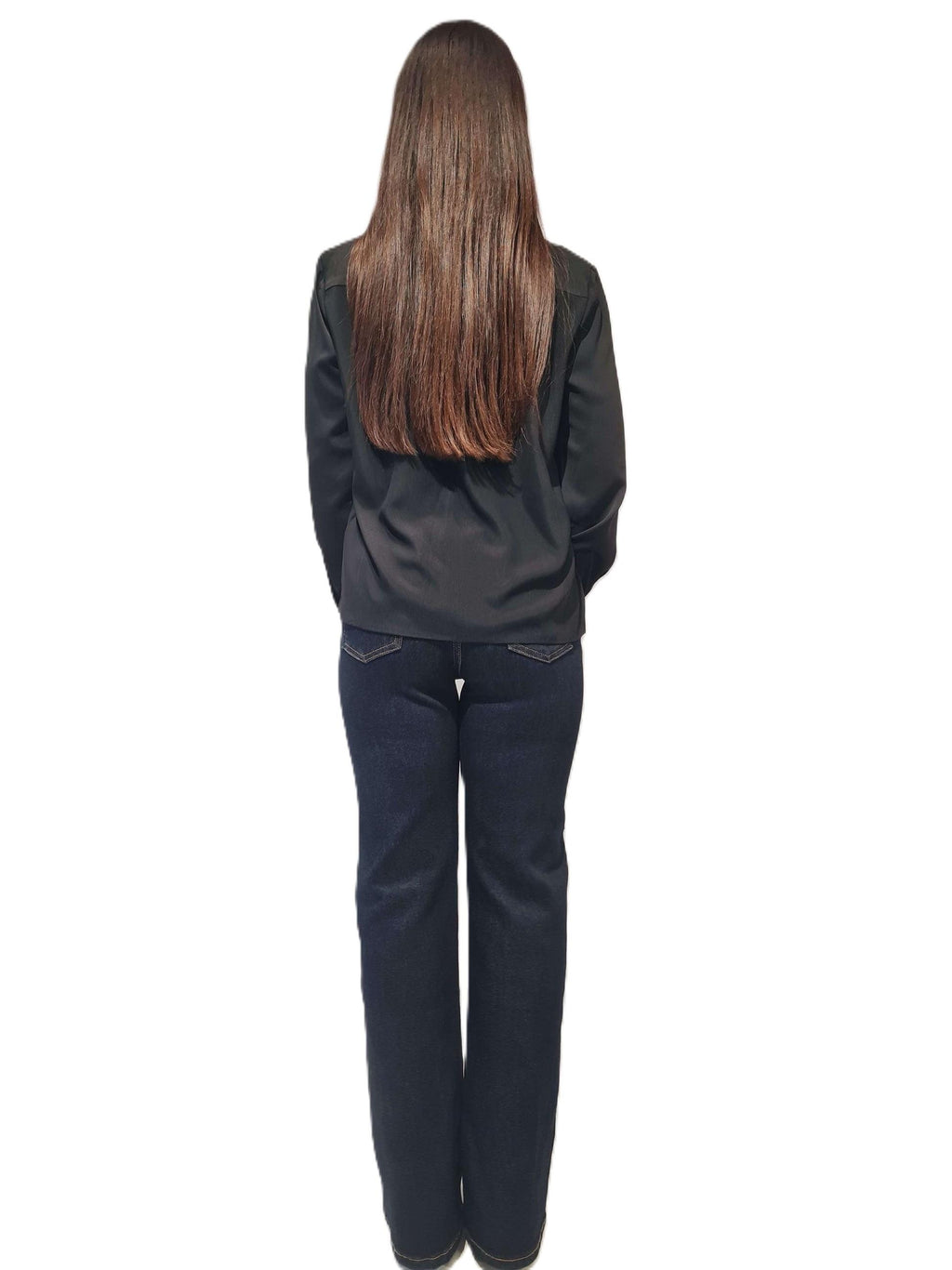 CAMICIA MANO SETA CON FIOCCO 