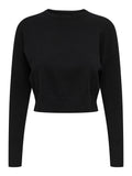 ONLIBI LS CROP O-NECK CC KNT 