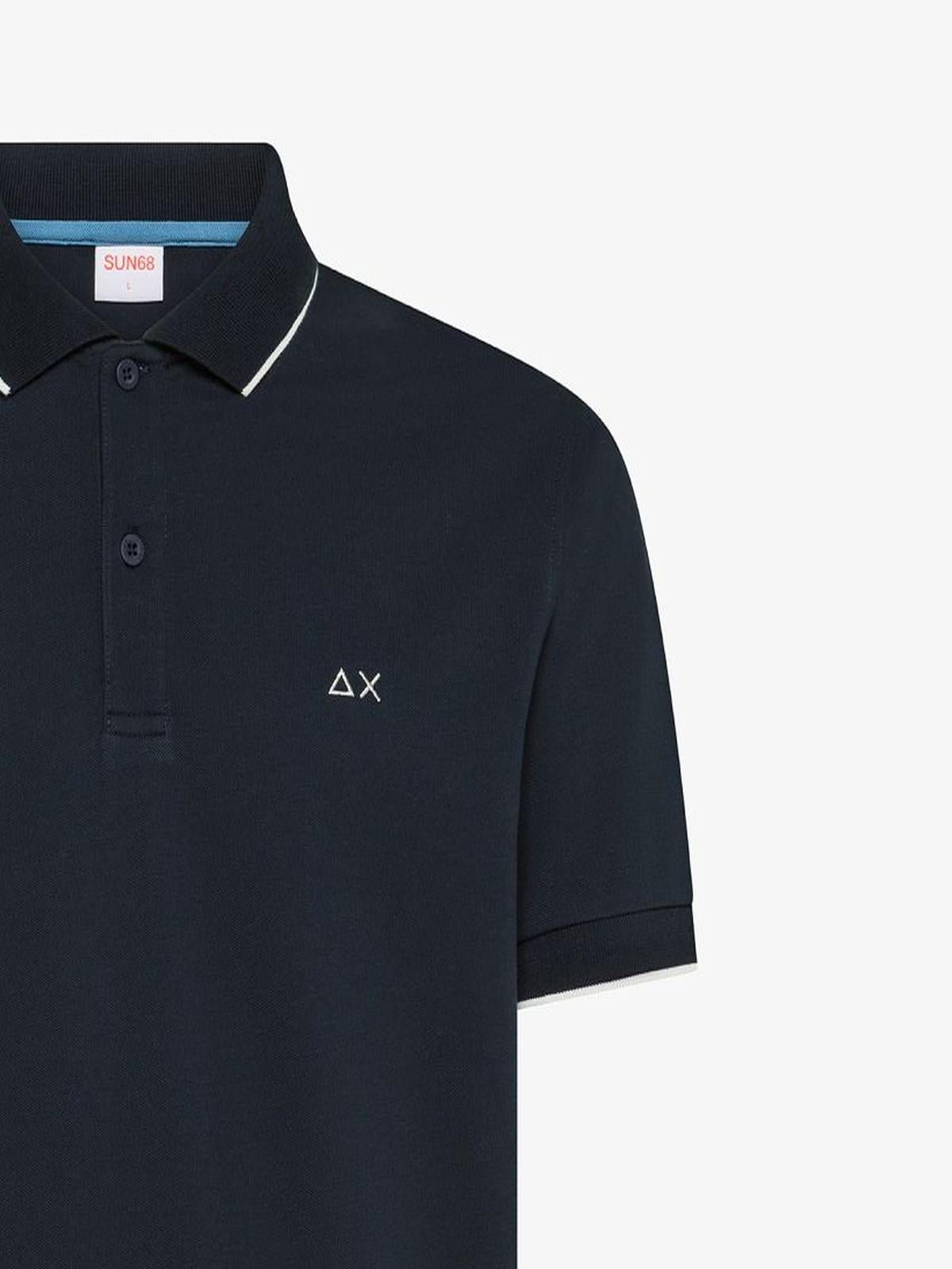 POLO SMALL STRIPE ON COLLAR S/S 